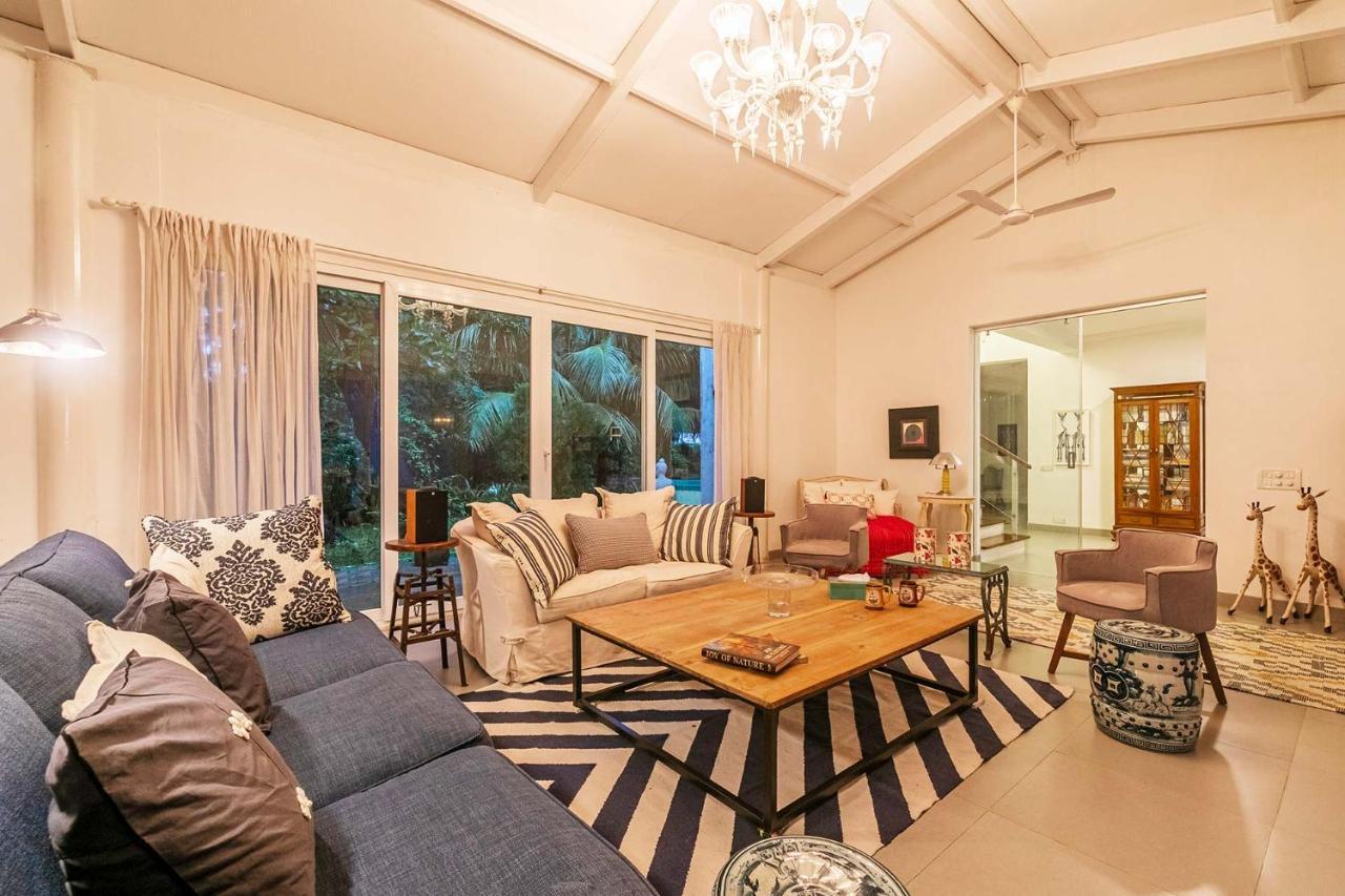 Hamptons Charm By Stayvista Luxury 5Br With Pool, Lawn & Table Tennis Alībāg Exteriér fotografie